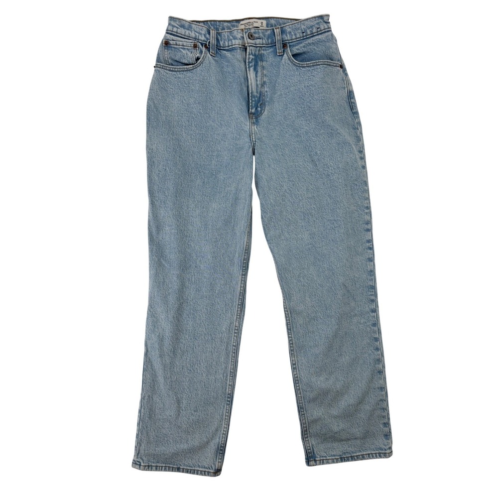 Abercrombie &‎ Fitch 90s Straight Ultra High Rise Womens 29/8S Light Wash Jeans